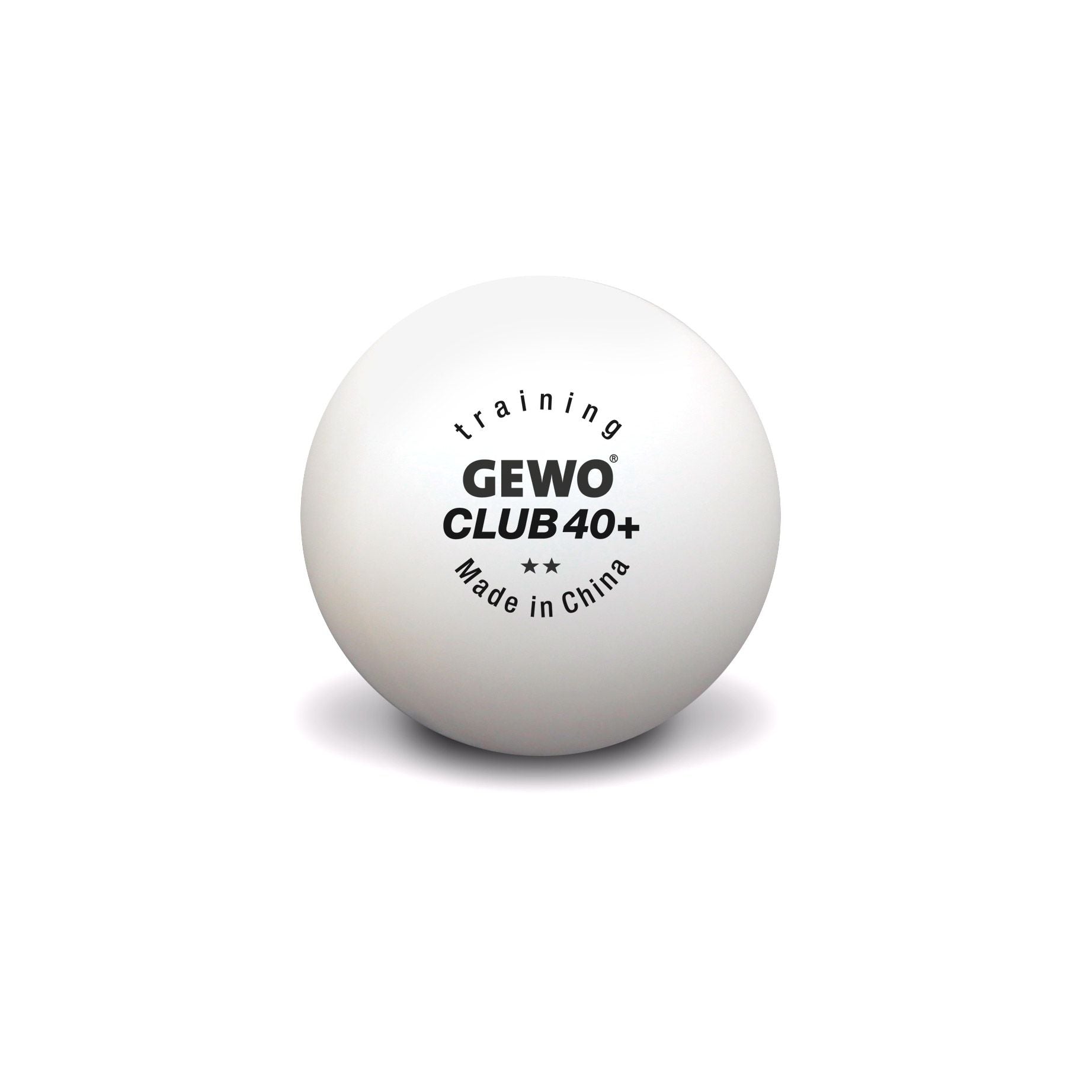 Gewo Trainingsball Club 40+ weiß (72 Stk)