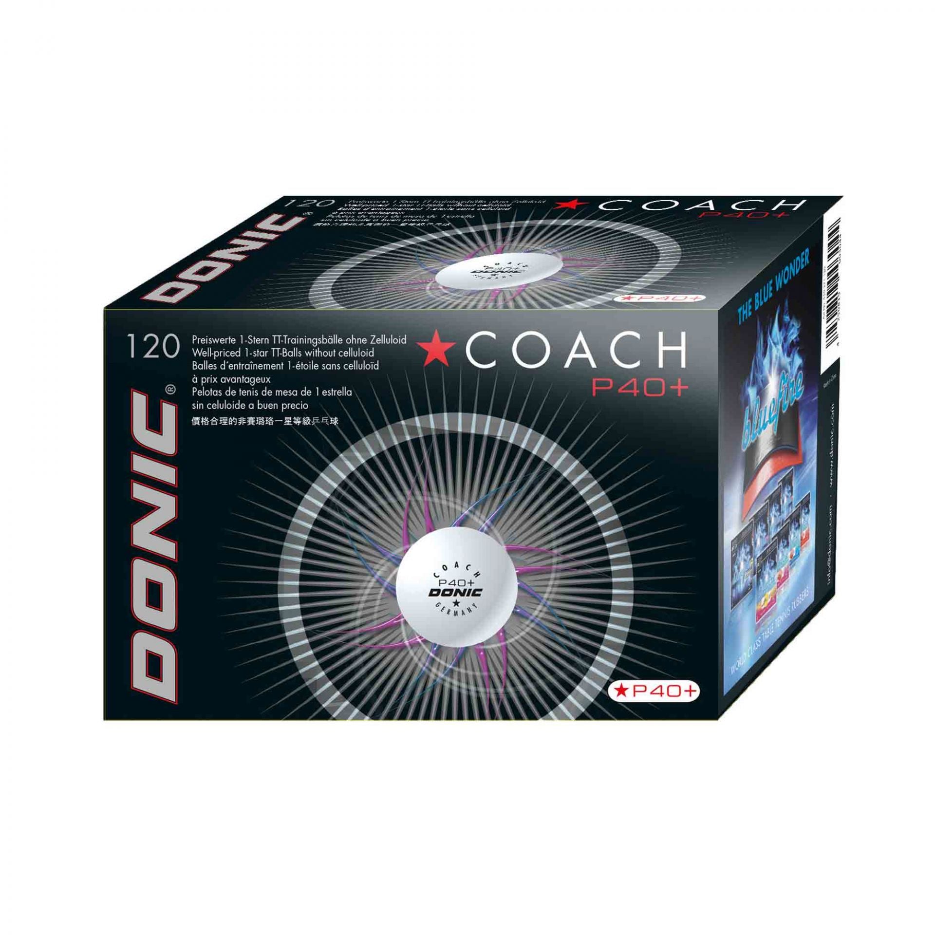Donic Ball Coach P40+ 1-Stern (120 Stk)