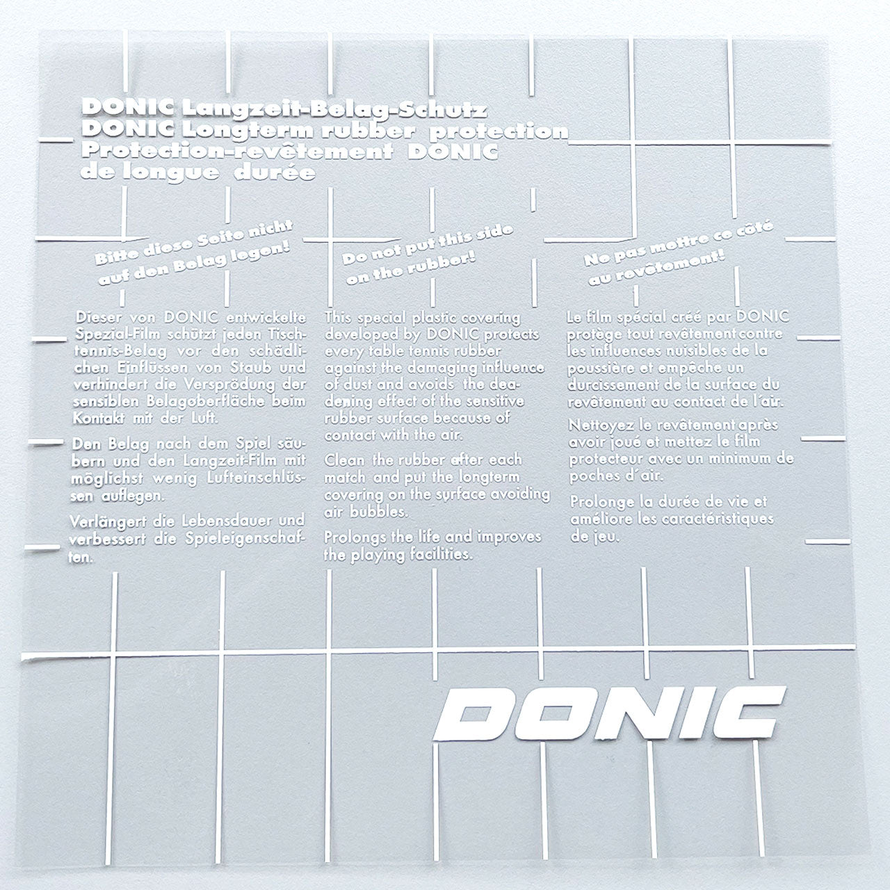 Donic Belagschutzfolie
