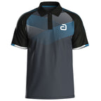 andro Shirt Avos grau/blau – Vorderseite
