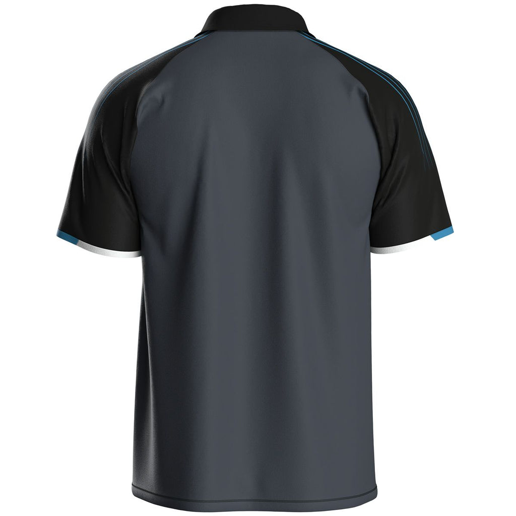 andro Shirt Avos grau/blau – Rückseite