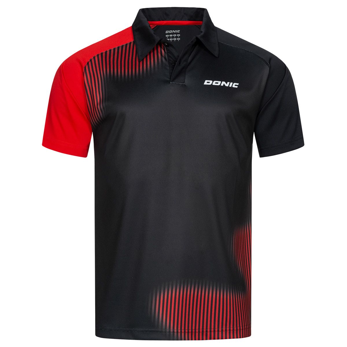 Donic Shirt Caliber black/red