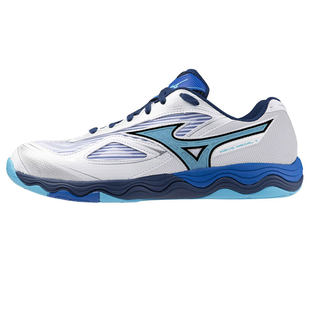 Mizuno Wave Medal 7 weiß/blau