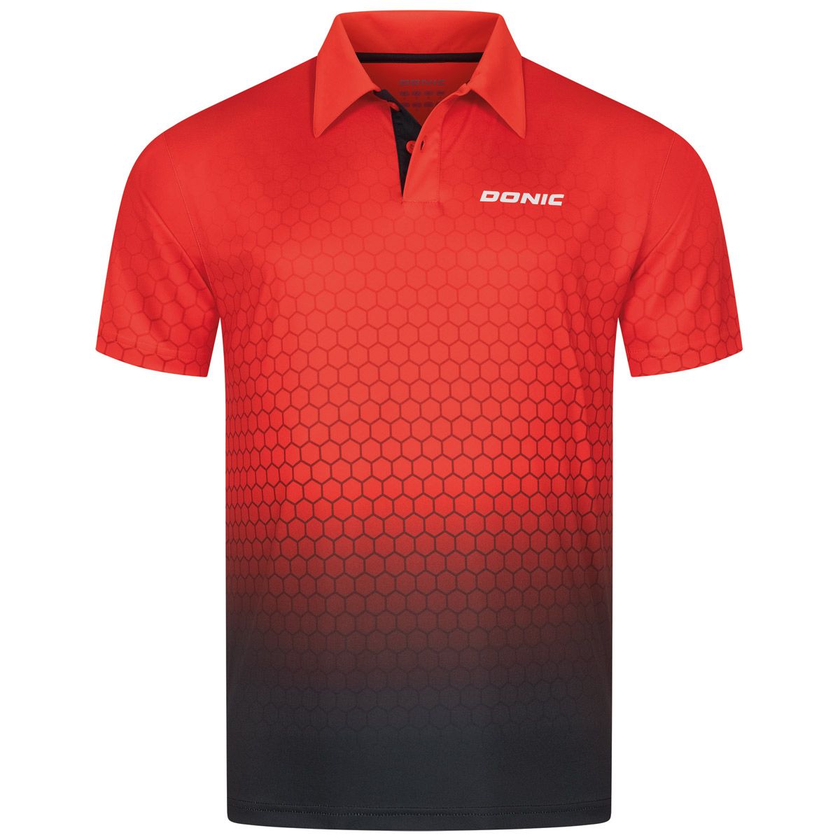 Donic Polo Shirt Spider red/black