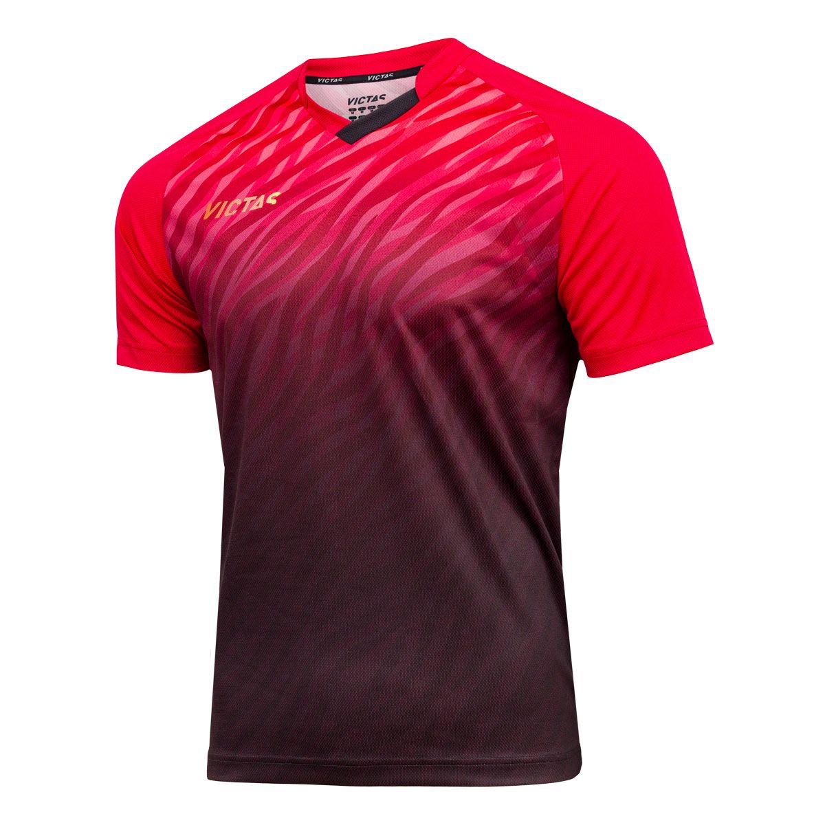 Victas Shirt V-Shirt 232 rot