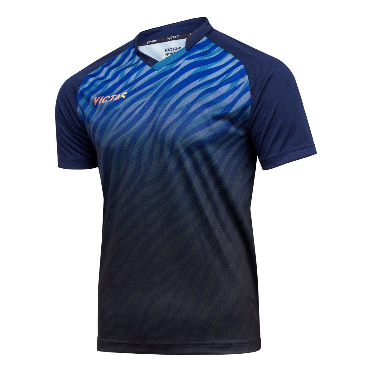 Victas Shirt V-Shirt 232 blau