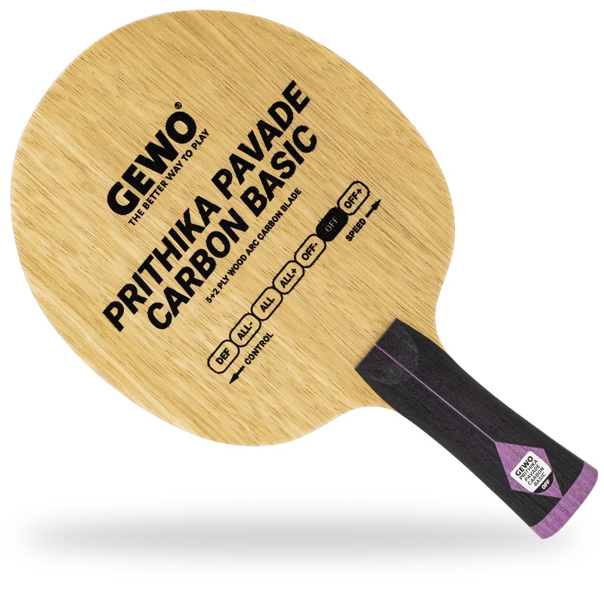GEWO Holz Prithika Pavade Carbon Basic konkav