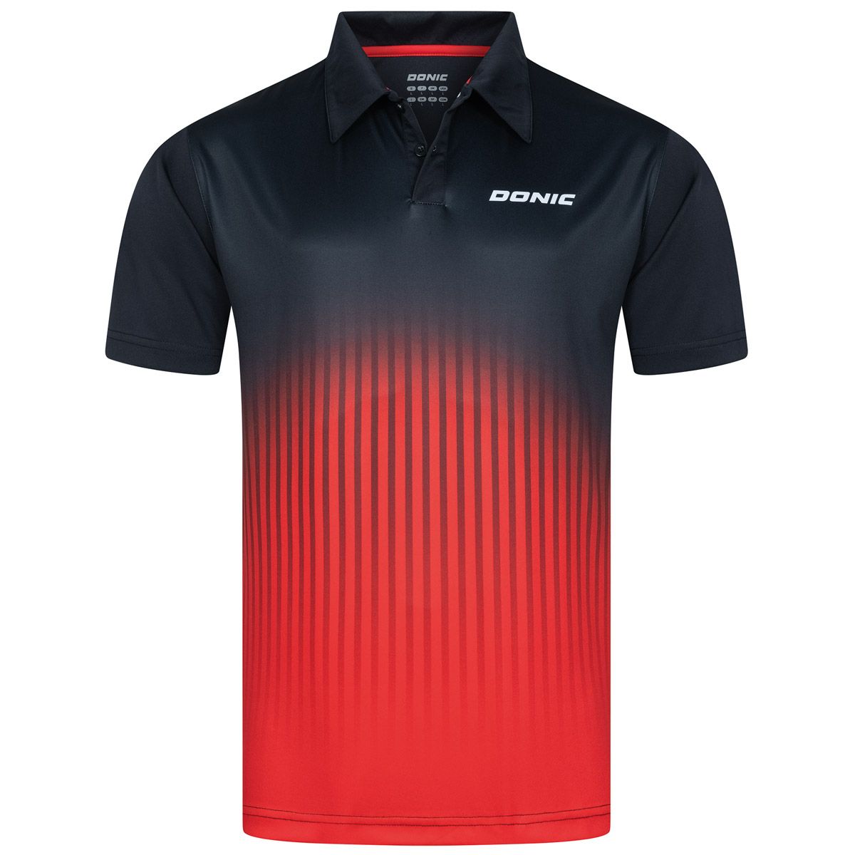 Donic Shirt Nuvon black/red