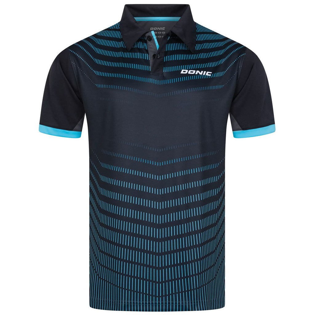 Donic Shirt Kava schwarz/cyan