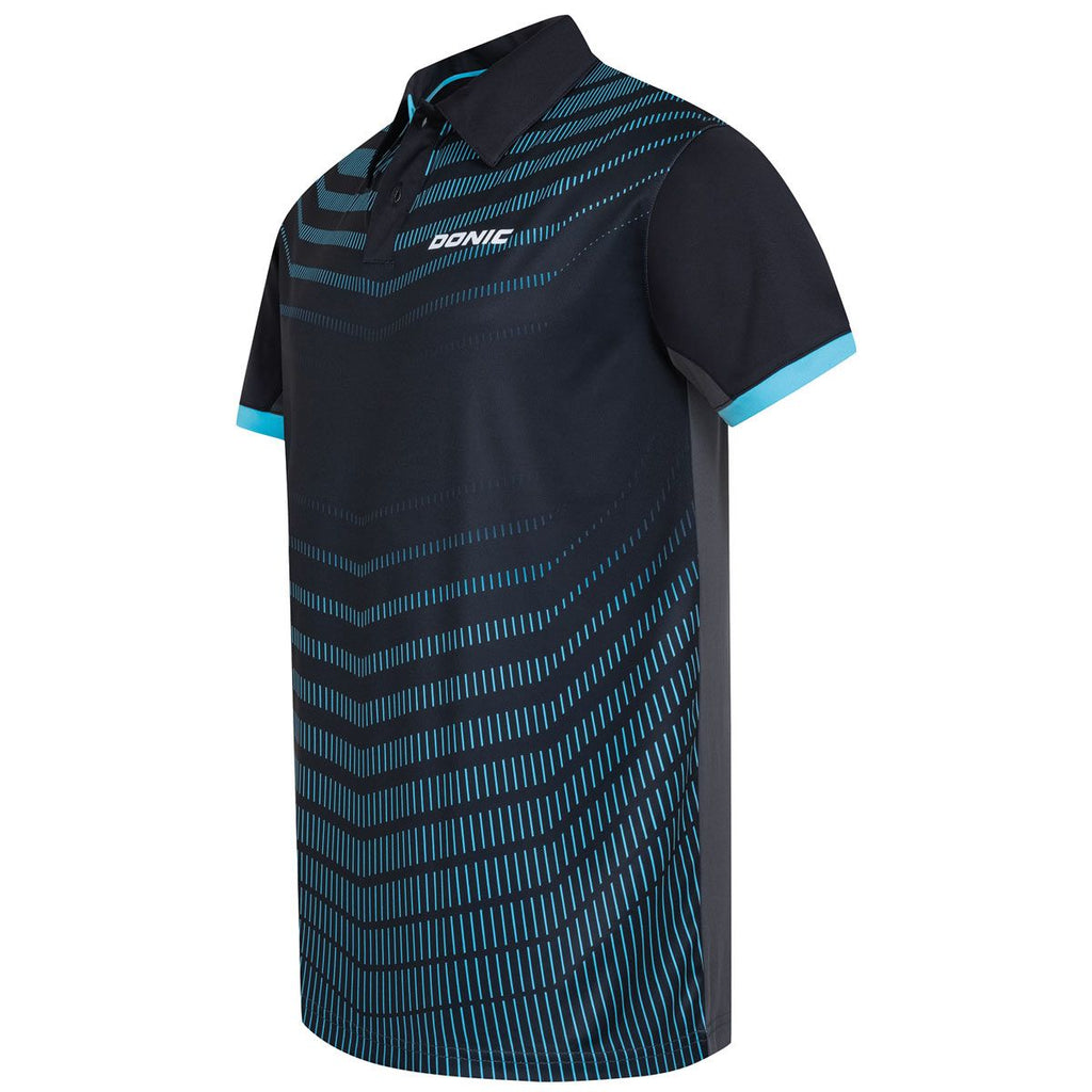 Donic Shirt Kava schwarz/cyan