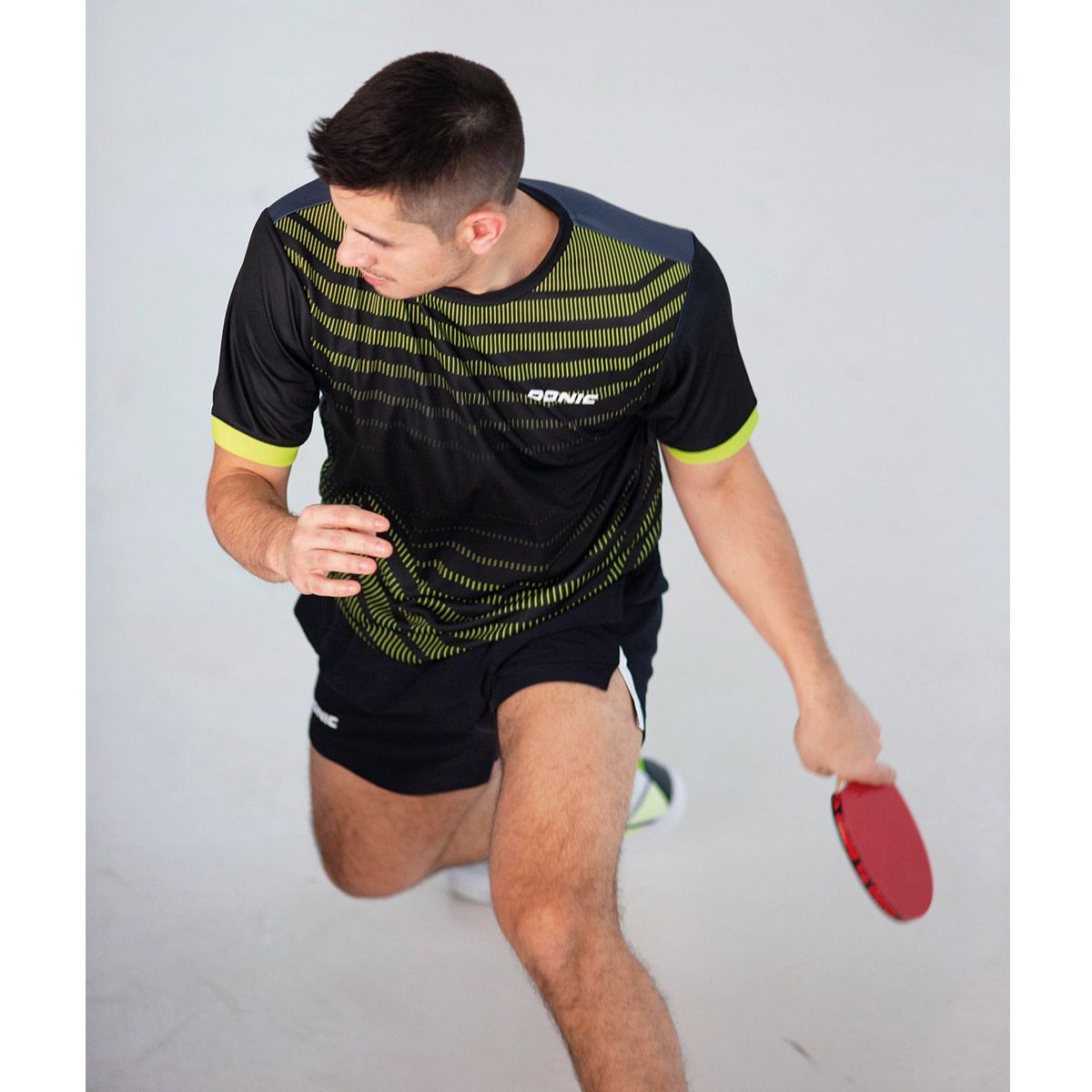 Donic T-Shirt Nexis Black/Lime