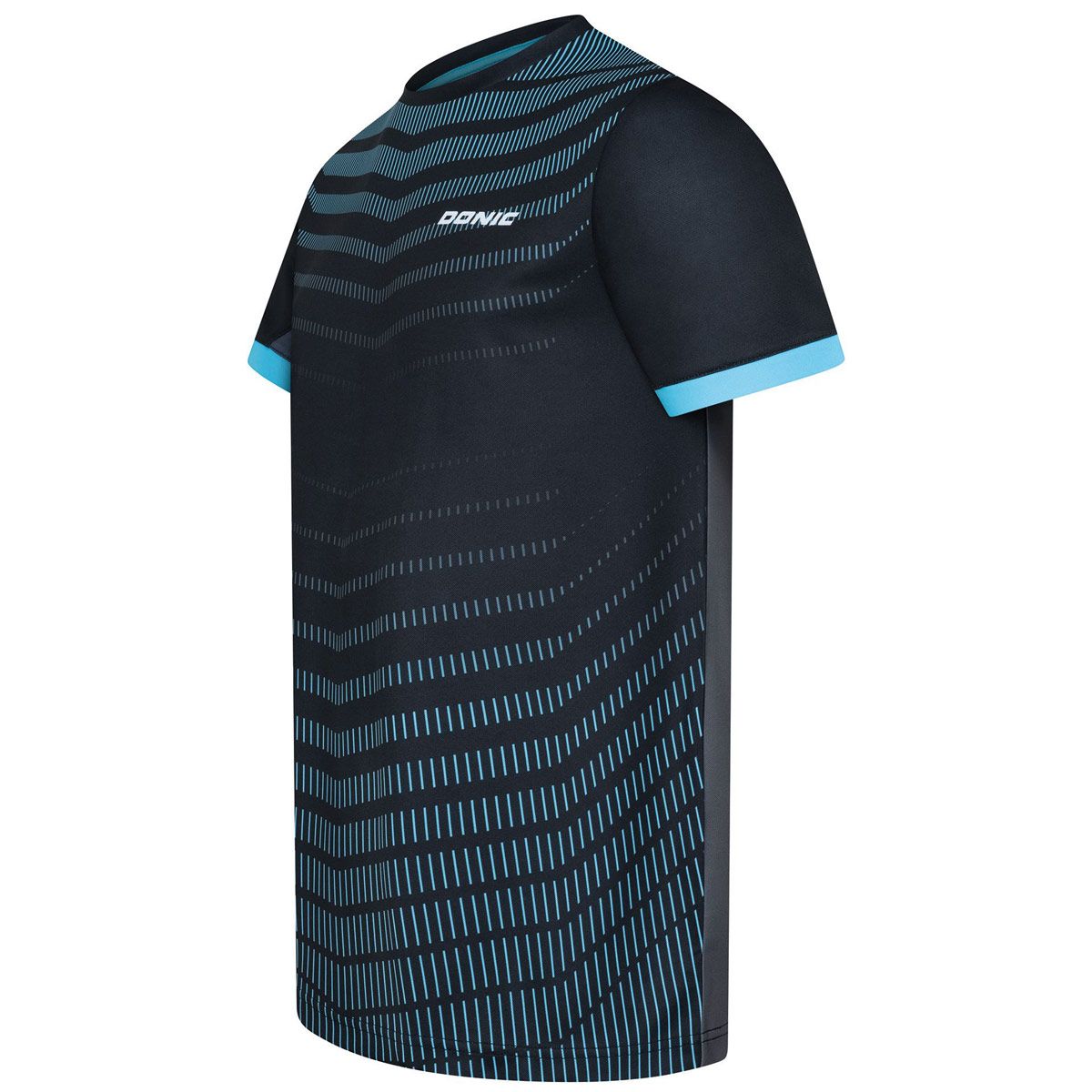 Donic T-Shirt Nexis Black/Cyan