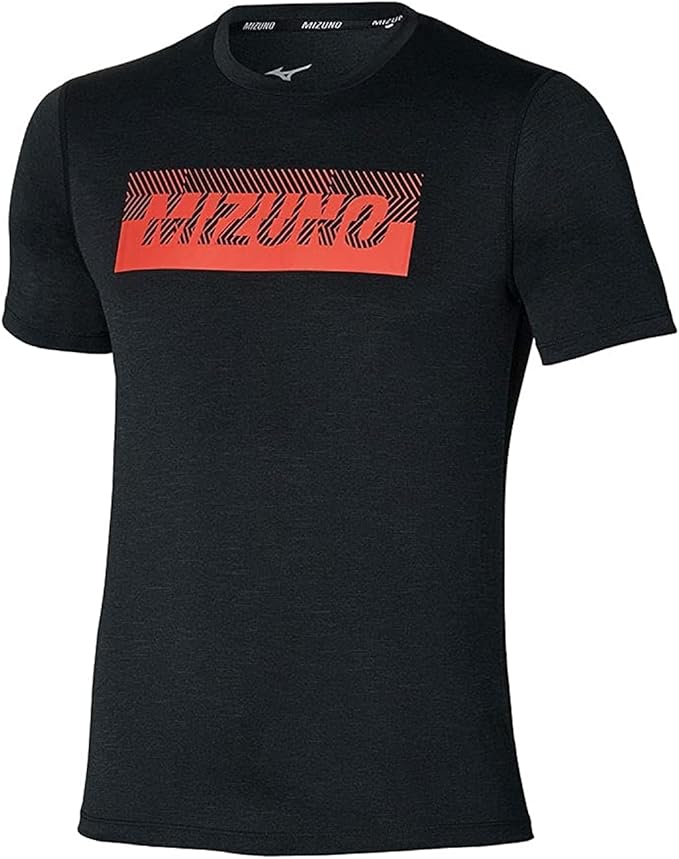 Mizuno Core Graphic Tee black/red logo