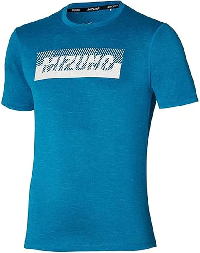 Mizuno Core Graphic Tee Mykonos Blue
