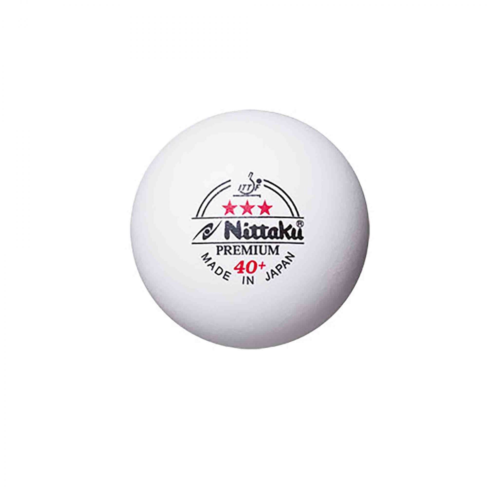 Nittaku Premium 40+ 3-Stern (120 Stk)