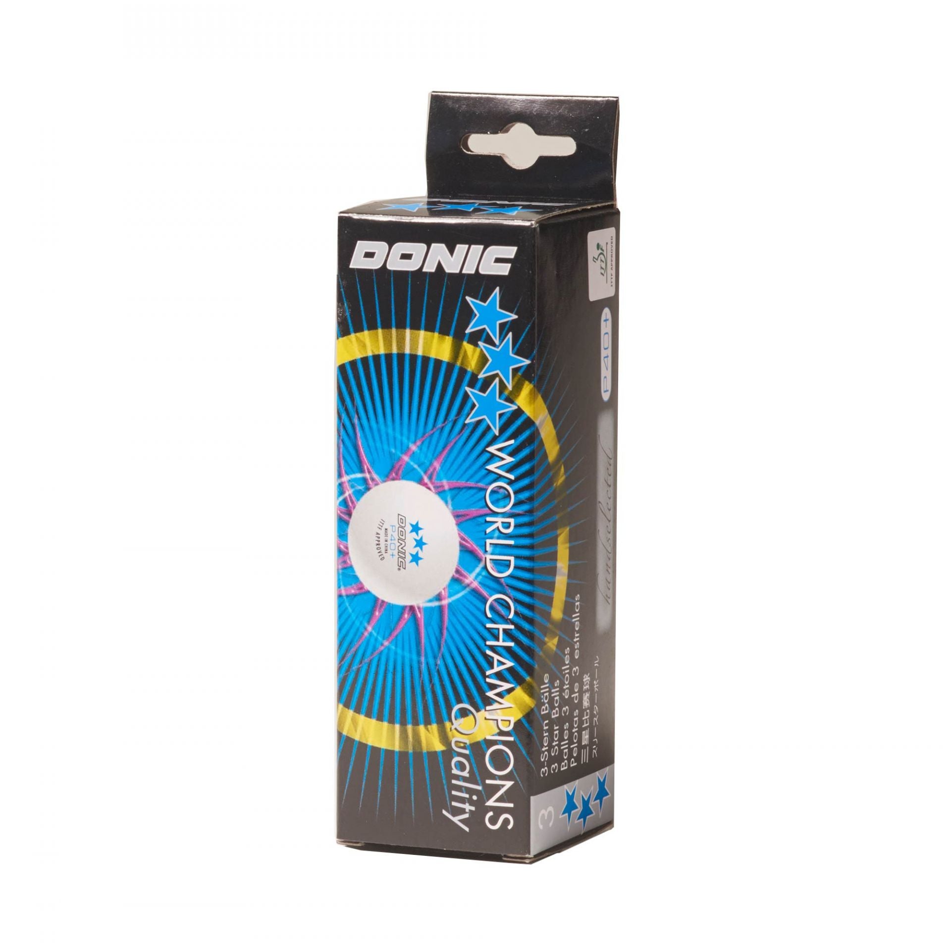 Donic Ball P40+ 3-Stern (3 Stk)