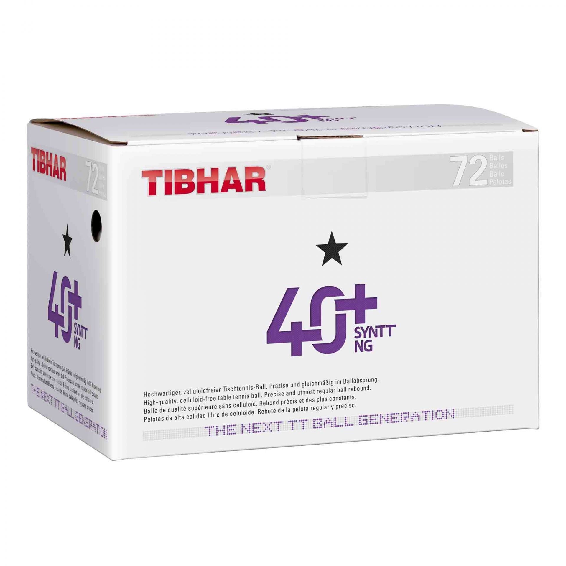Tibhar Ball 1-Star 40+ SYNTT NG (72 pcs)