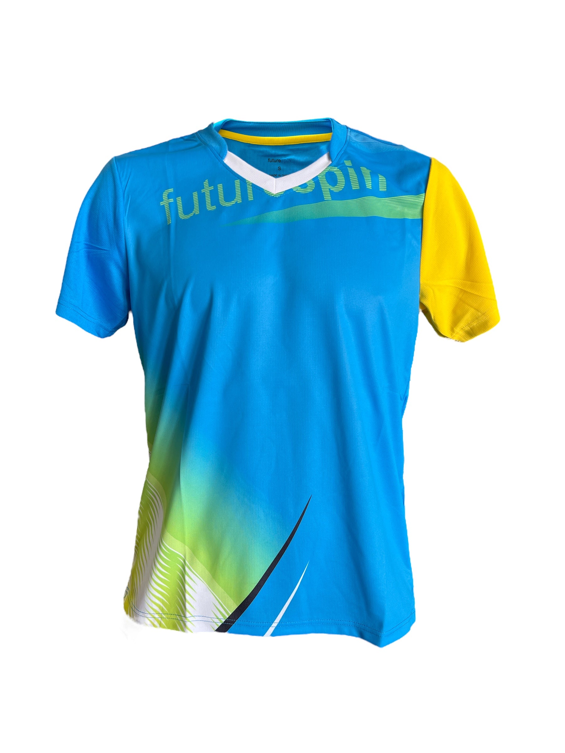 futurespin Shirt Evolution blau/gelb