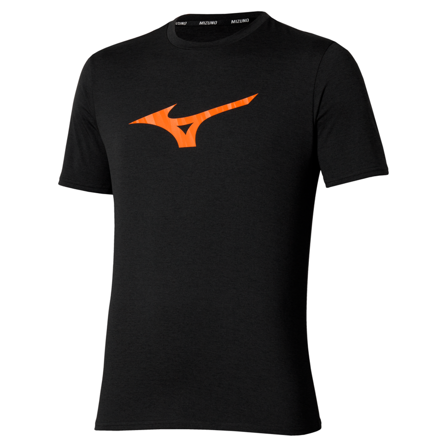 Mizuno Runbird Short Sleeve Tee schwarz