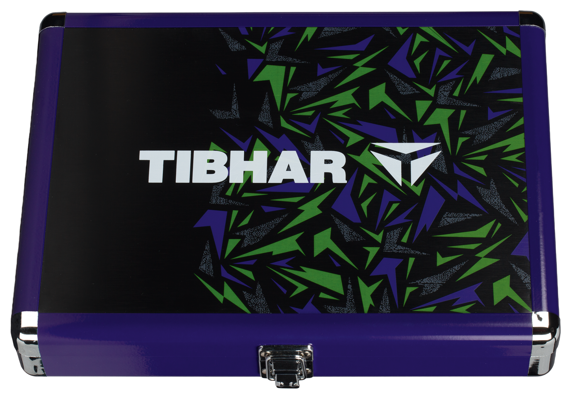 Tibhar Schlägerkoffer Alum Cube Spectra schwarz/violett