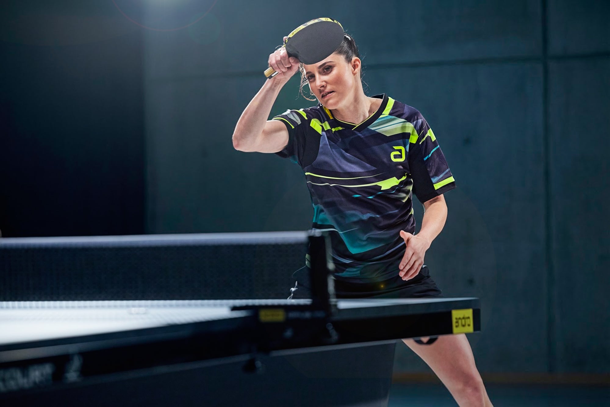 andro shirt Sangai black/yellow