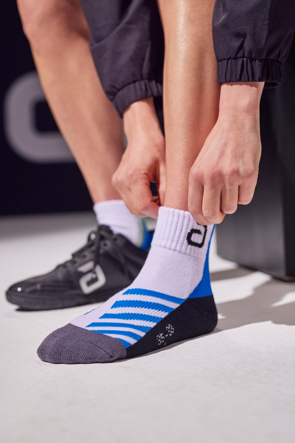 andro Socks Pace 2.0 white/blue
