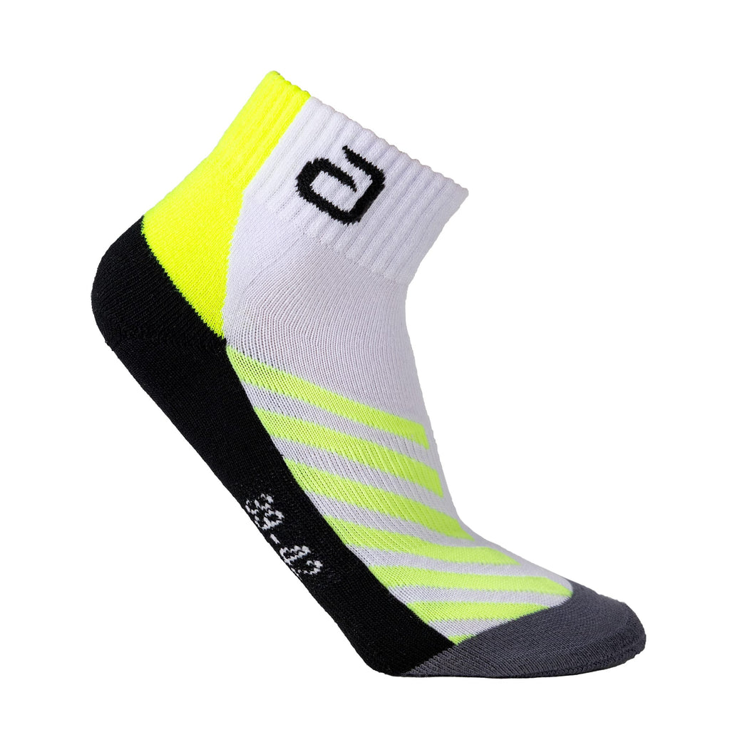 andro Socks Pace 2.0 white/neon yellow