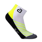 andro Socken Pace 2.0 weiß/neongelb