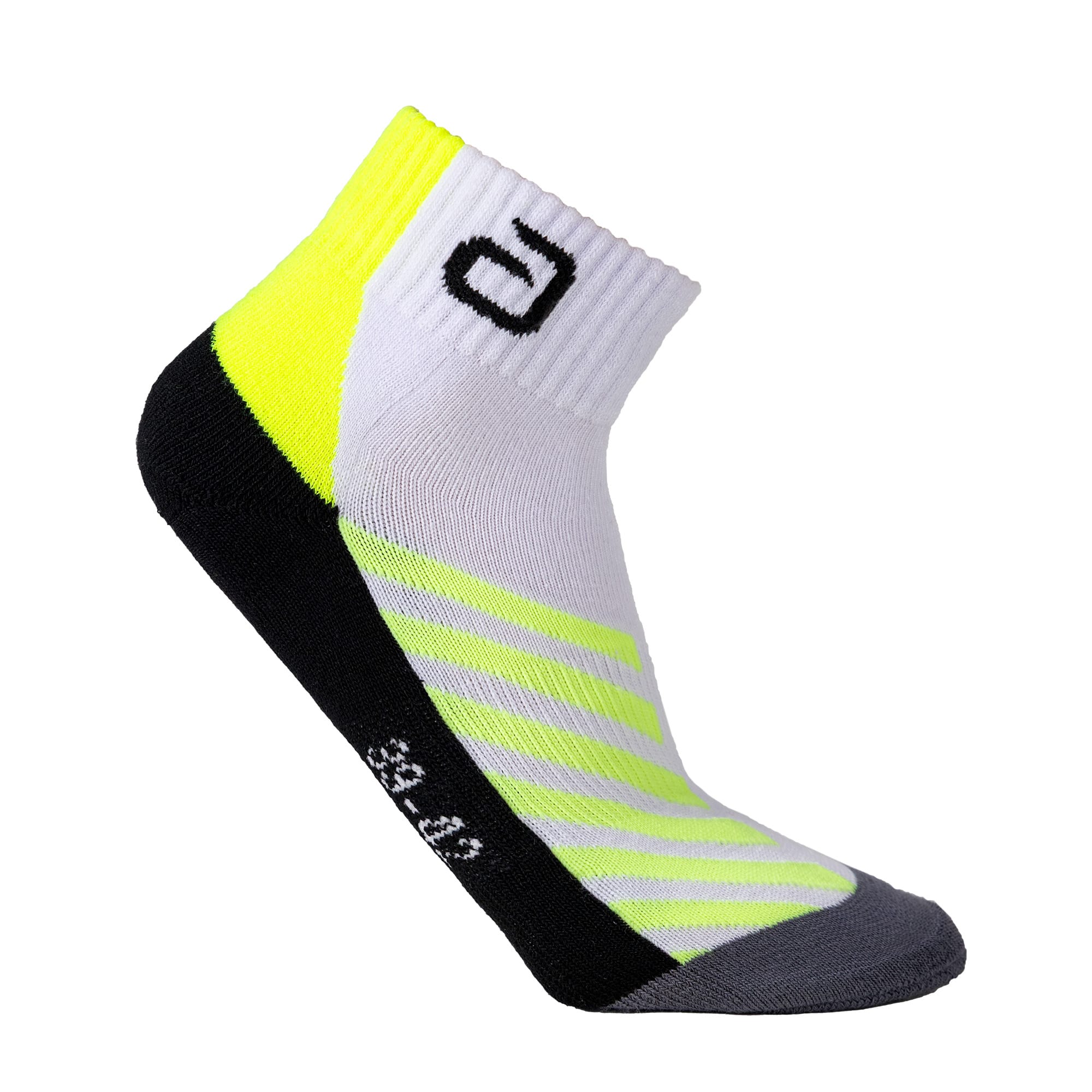 andro Socks Pace 2.0 white/neon yellow