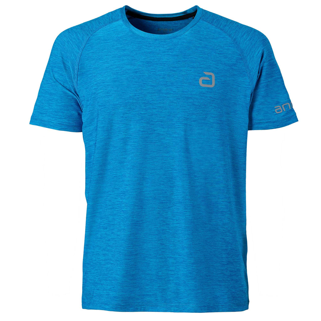 andro T-Shirt Melange Alpha lagoon blau