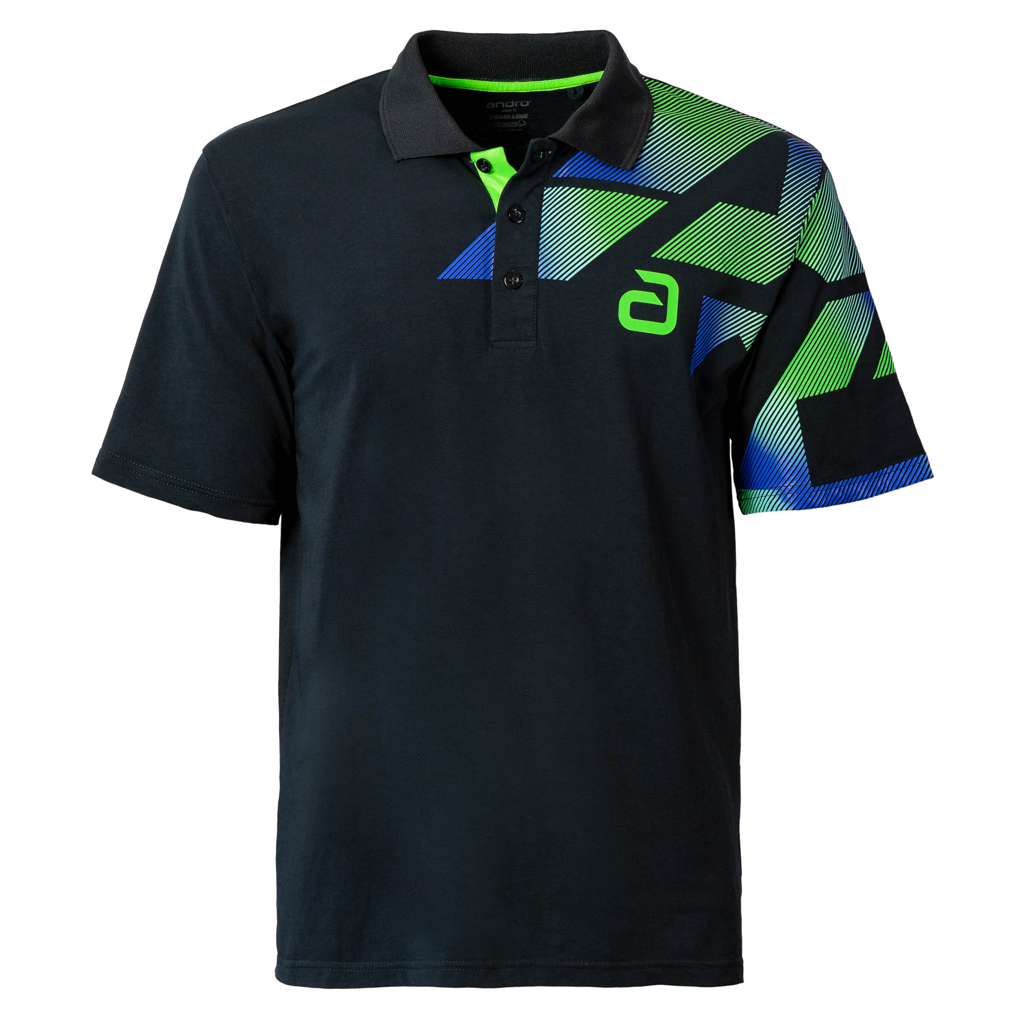 andro Shirt Benzon cotton black/green