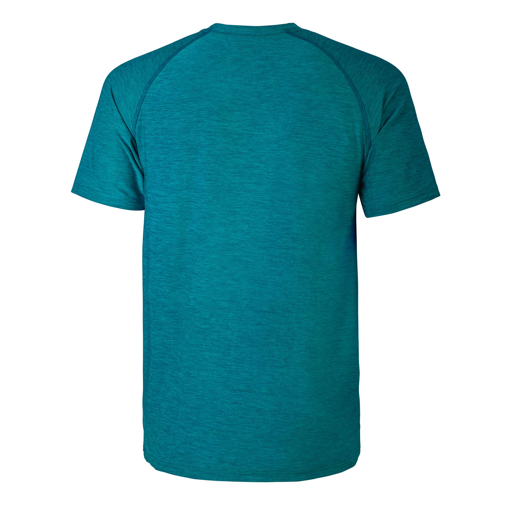 andro T-Shirt Melange Alpha grün/blau