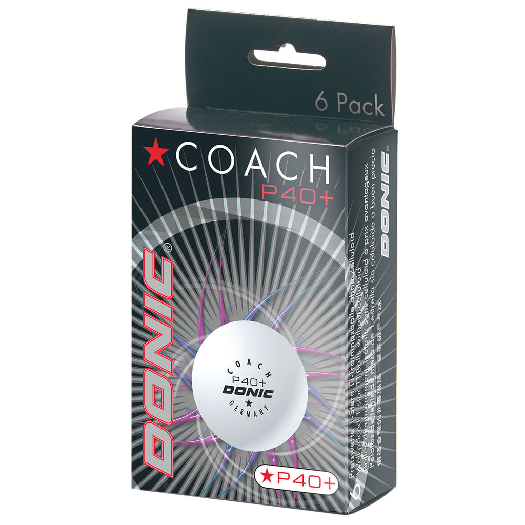 Donic Coach P40+ 1-Stern (6 Stk)