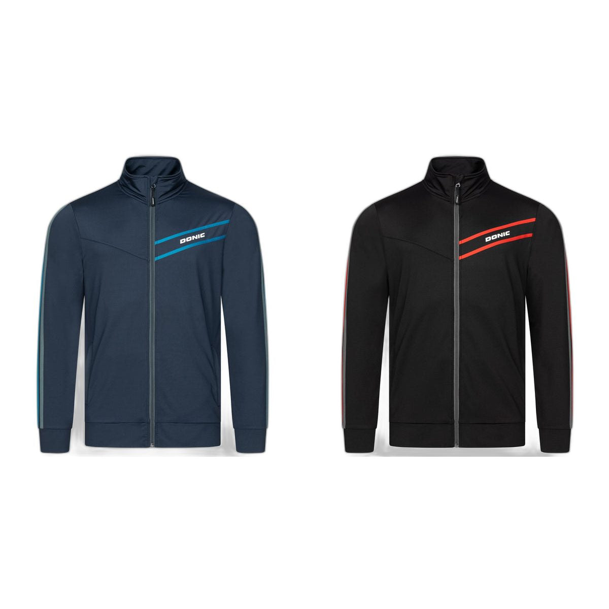 Donic Jacke Capri Farbübersicht blau schwarz
