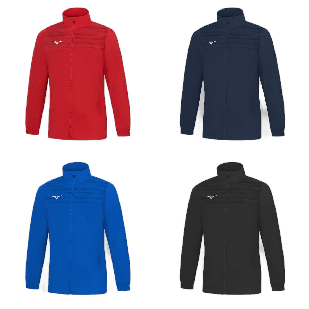 Mizuno Anzugjacke Chiba Farbübersicht rot navy blau schwarz