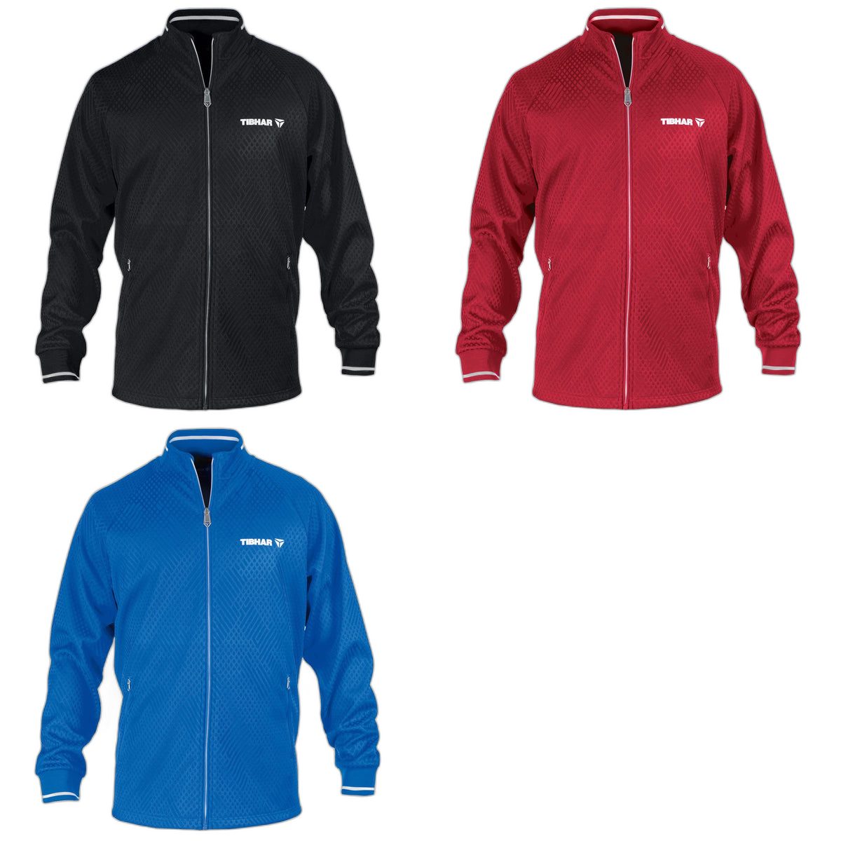 Tibhar Anzugjacke Osmium Farbübersicht schwarz rot blau