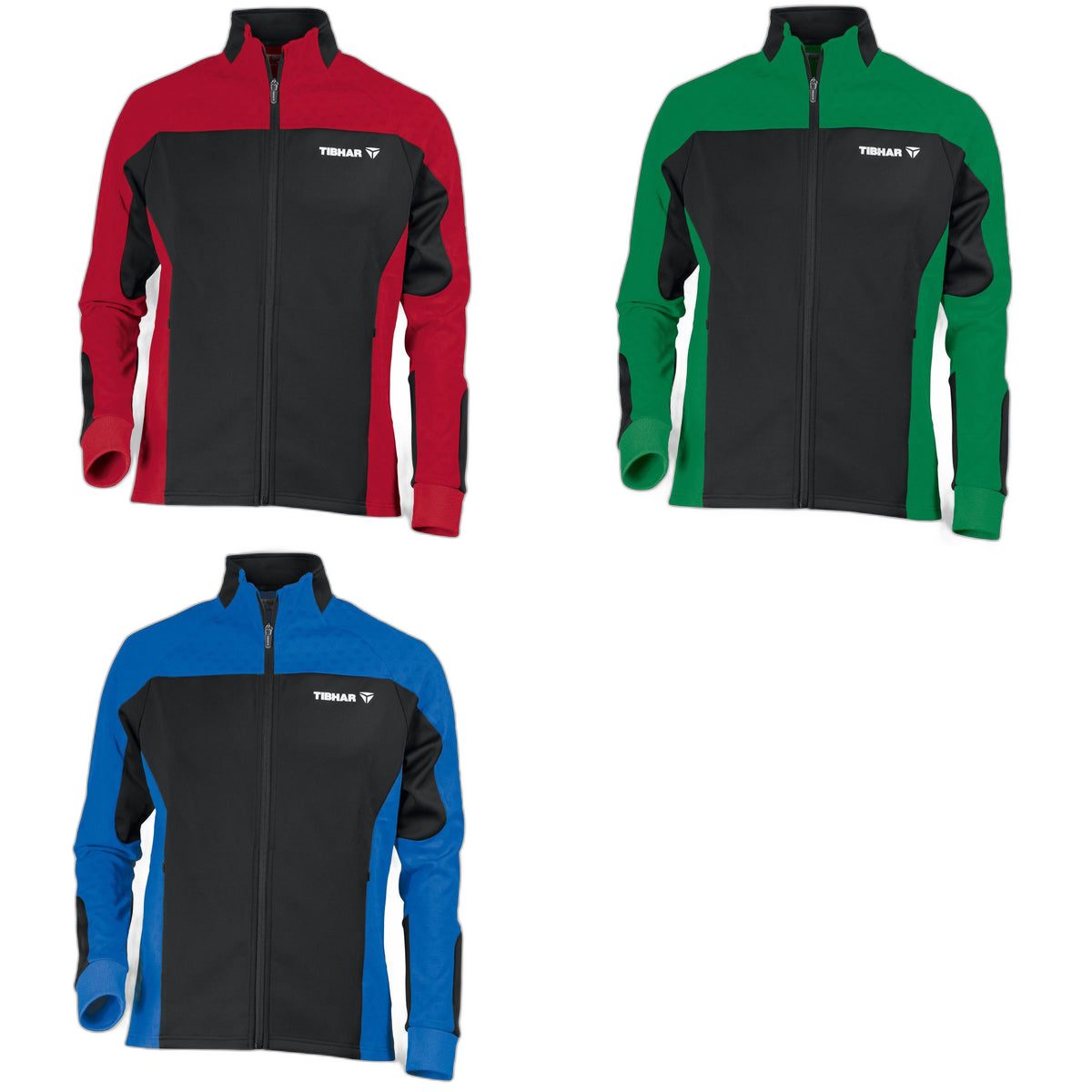 Tibhar Anzugjacke Trend Farbübersicht rot grün blau