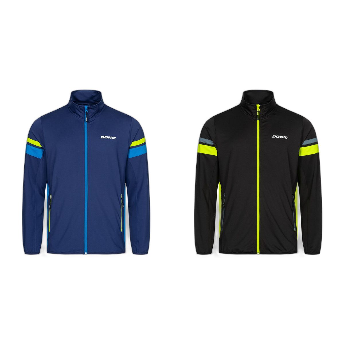 Donic Anzugjacke Paddox Farbübersicht blau schwarz