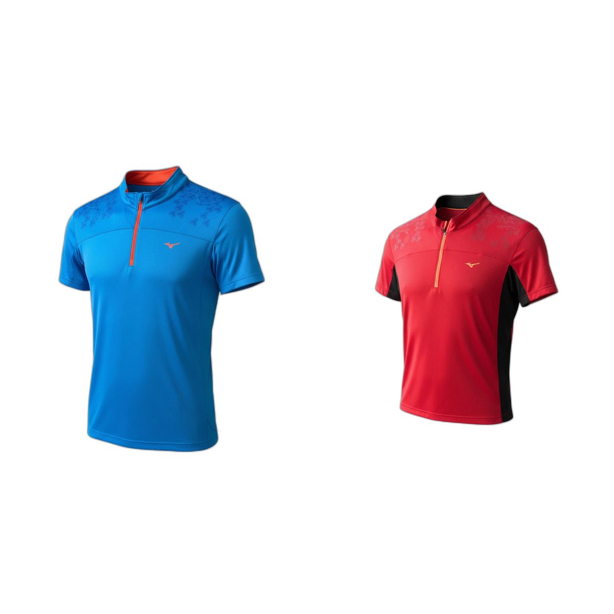 Mizuno DryLite HexTee Farbübersicht blau rot
