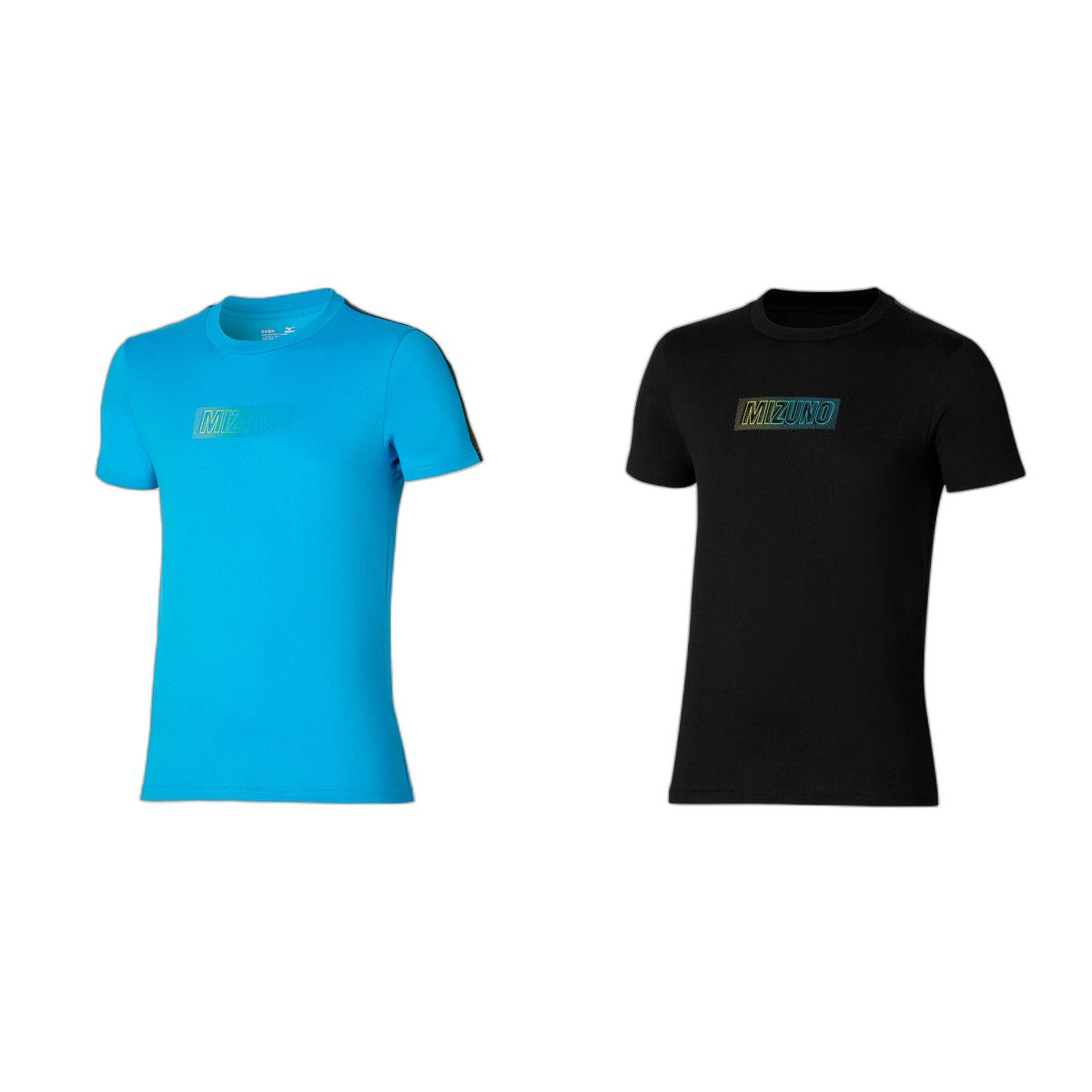 Mizuno Release Tape Tee Farbübersicht hawaiian ocean schwarz