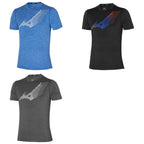 Mizuno Core Graphic RB Tee Farbübersicht turkish sea schwarz magnet