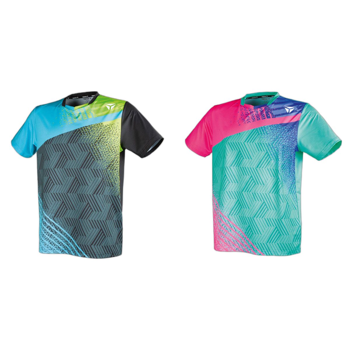Tibhar Shirt Paint Farbübersicht schwarz/hellblau türkis/pink