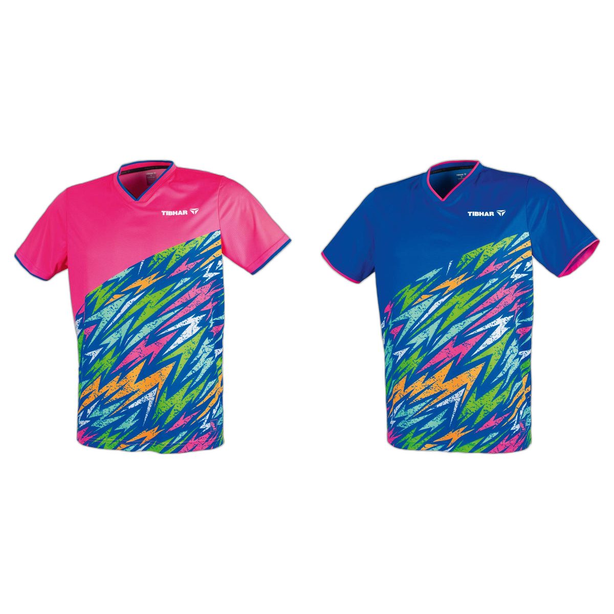 Tibhar Shirt L2 Underbrush Farbübersicht pink/royal royal/pink
