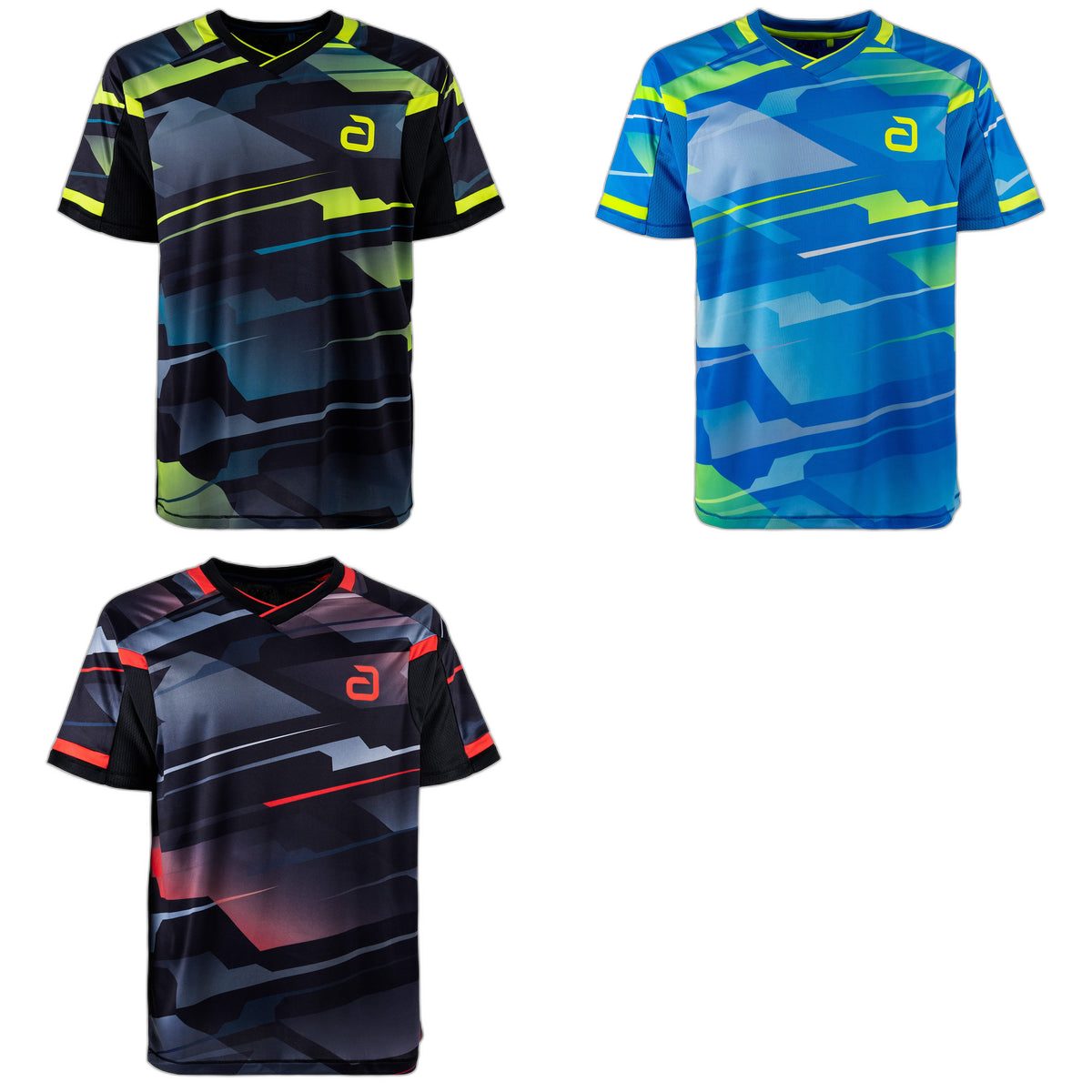 andro Shirt Sangai Farbübersicht schwarz/gelb blau/gelb schwarz/rot