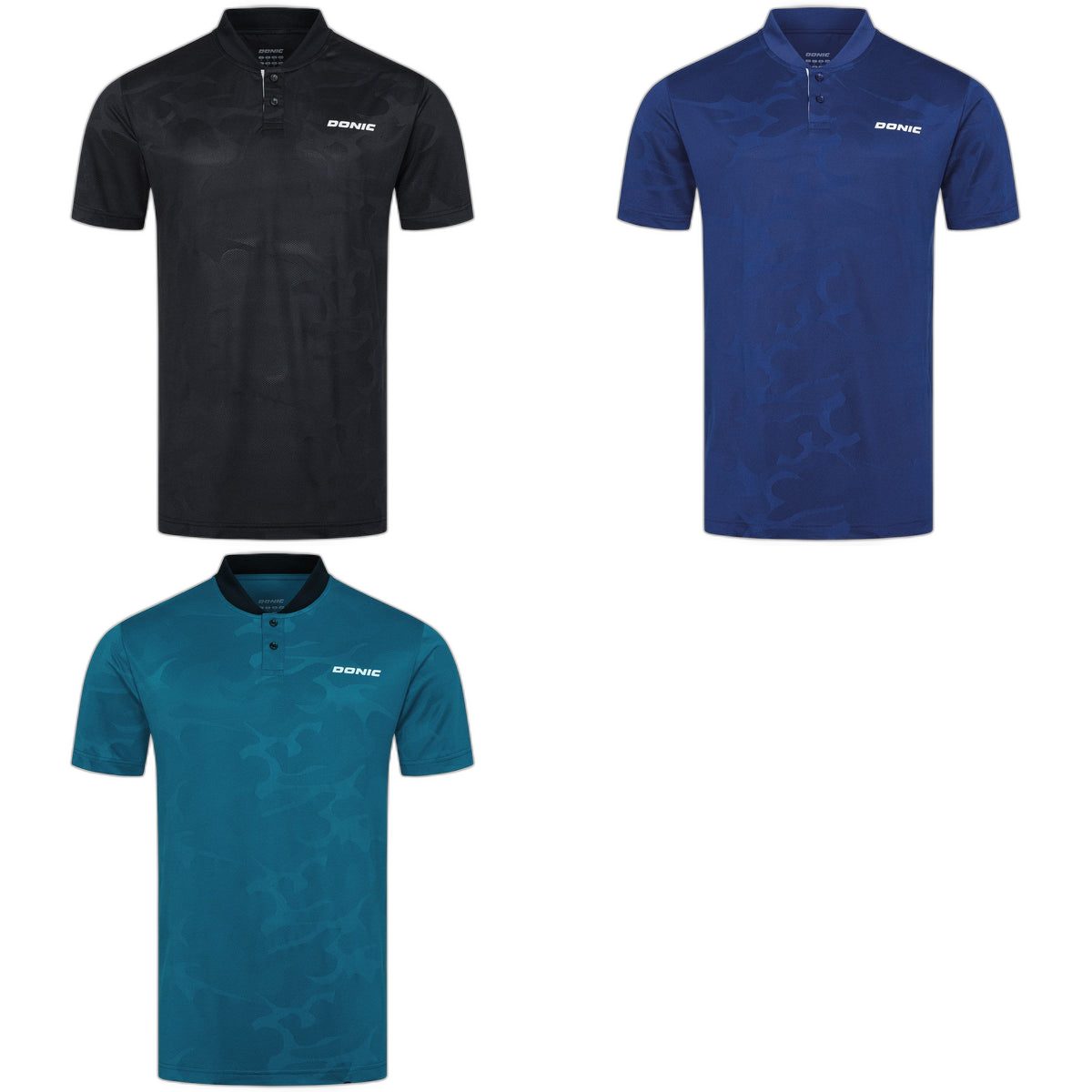 Donic Shirt Neva Farbübersicht schwarz marine grün
