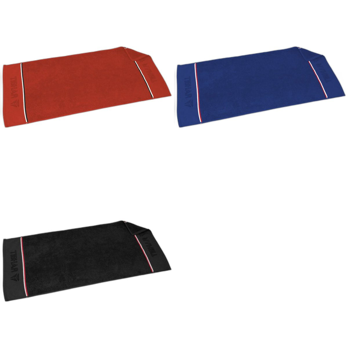 Tibhar Handtuch Class Farbübersicht rot blau schwarz