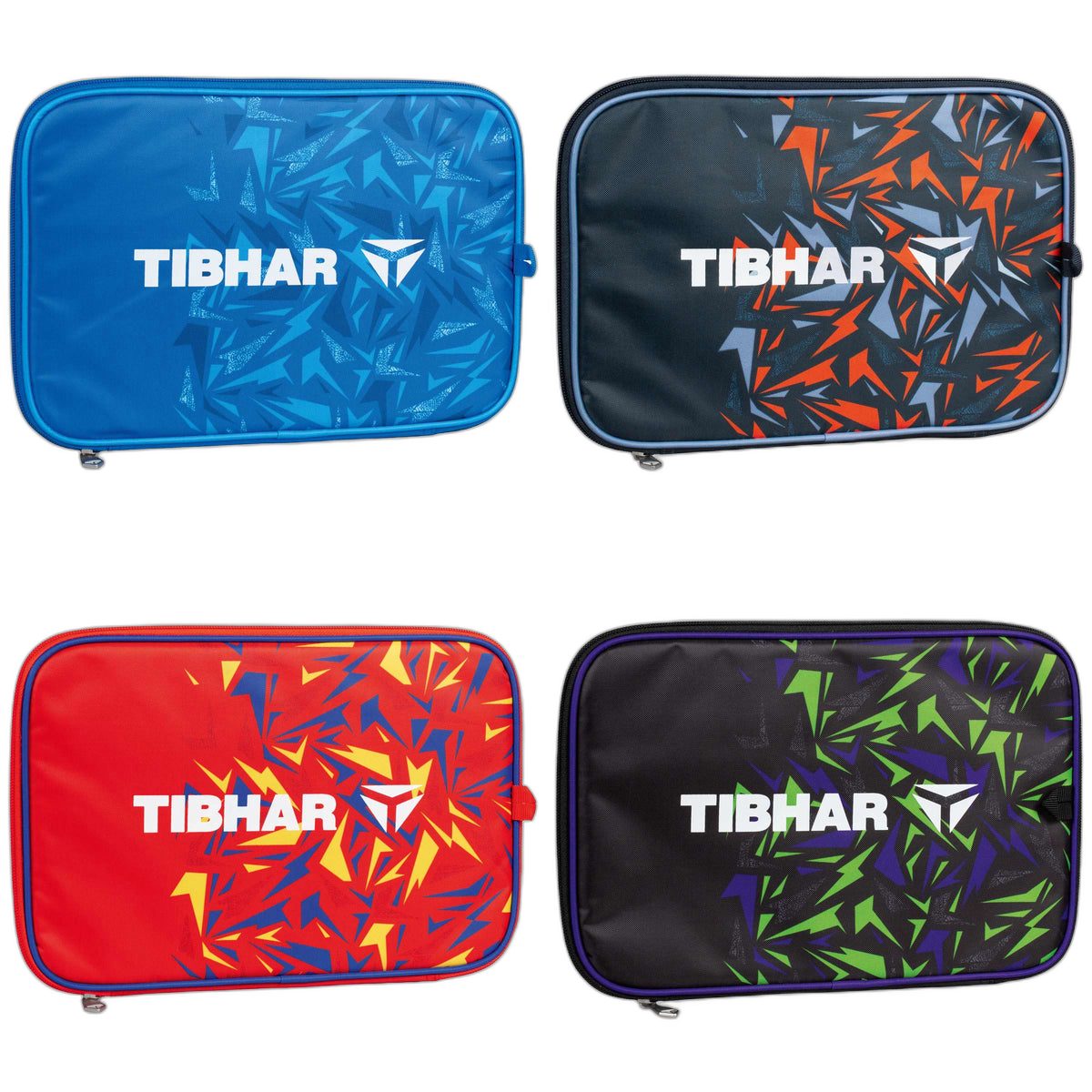 Tibhar Einzelhülle Spectra Farbübersicht blau marine/orange rot/blau schwarz/grün