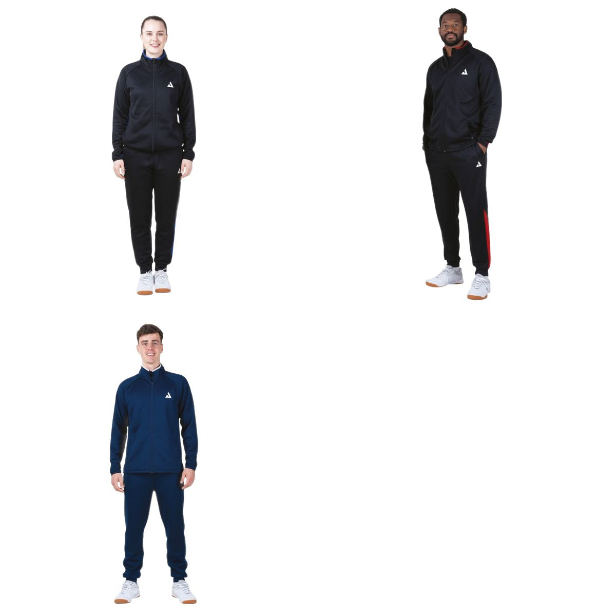 Joola Anzug Team 26 Farbübersicht schwarz/blau schwarz/rot navy