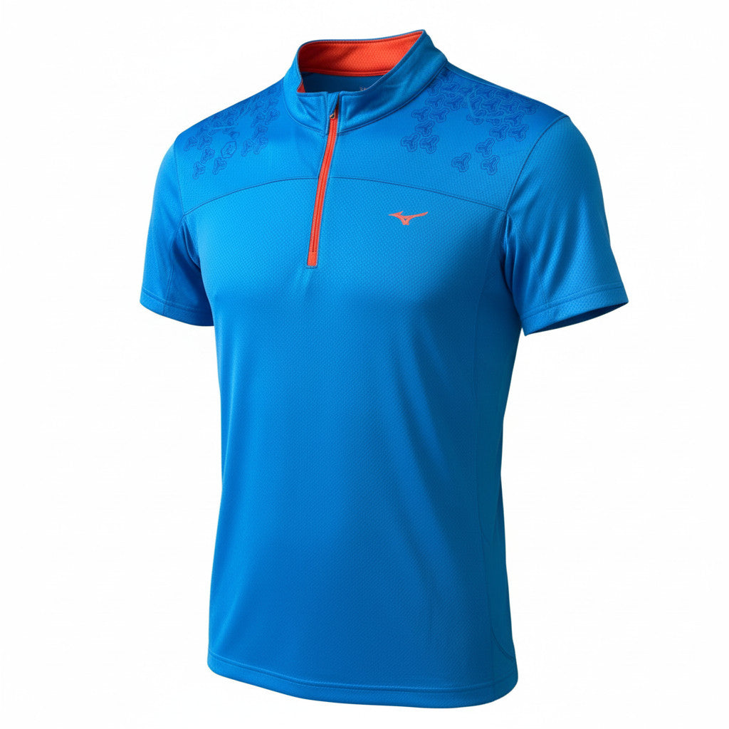 Mizuno DryLite HexTee blau