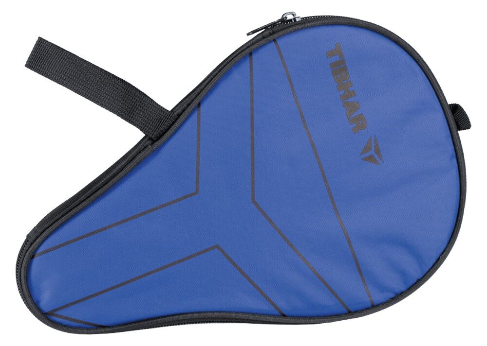 Tibhar Round Case T-Logo blue